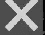 צללית של צלב לבן על רקע כהה. Description generated by AI